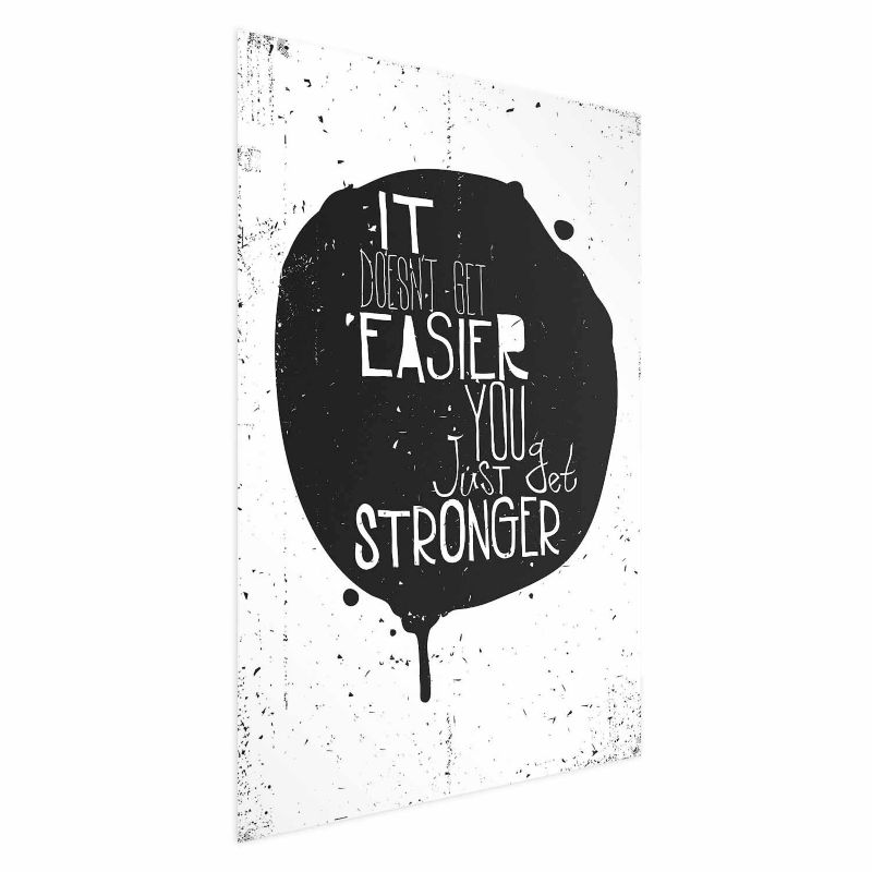 Plakat Artgeist Stronger 21x30 cm bez ramy 1 szt