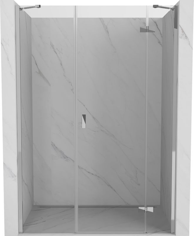 Drzwi prysznicowe uchylne Mexen Mist-H transparent 135 cm prawa 1 szt