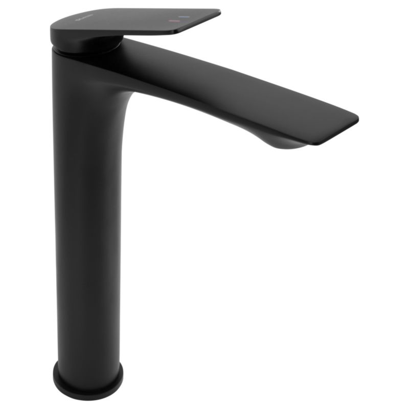 Bateria Umywalkowa Rea Avalon Wysoka Czarny 20X20X30,5Cm 1 Szt