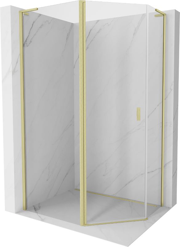 Kabina prysznicowa Mexen Mist L złota 90x80 cm - 8A8L-090-080-55-00 1 szt.