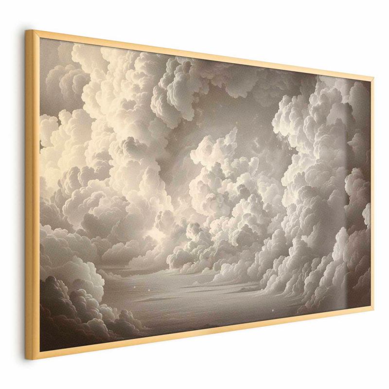 Plakat Artgeist Miękka gra światła 30x21 cm z ramą złotą 1 szt