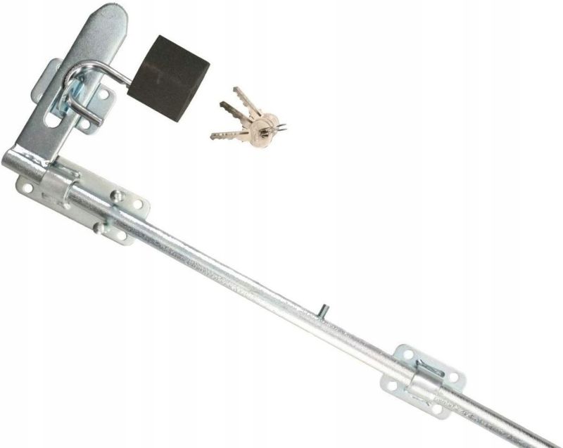 Rygiel ze skoblem KOTARBAU z kłódką 800 mm 1 szt.