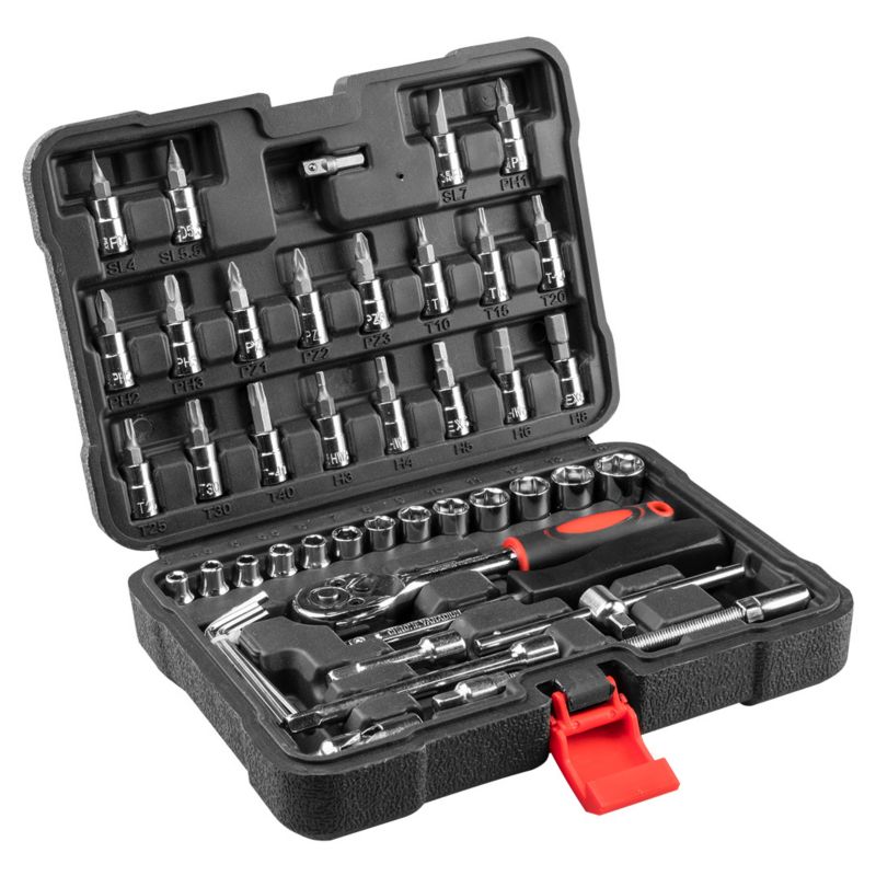 Klucze nasadowe Top Tools 1/4" 49 szt. 1 kpl