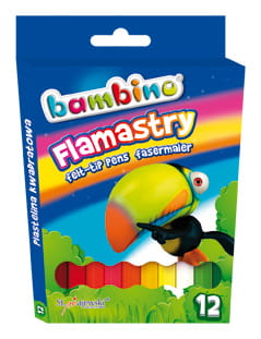 FLAMASTRY BAMBINO 12 KOLORÓW