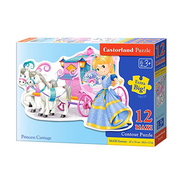 Castorland Puzzle 12 el. Maxi PRINCESS CARRIAGE