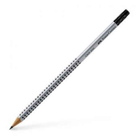 OŁÓWEK GRIP 2001 Z GUMKĄ FABER