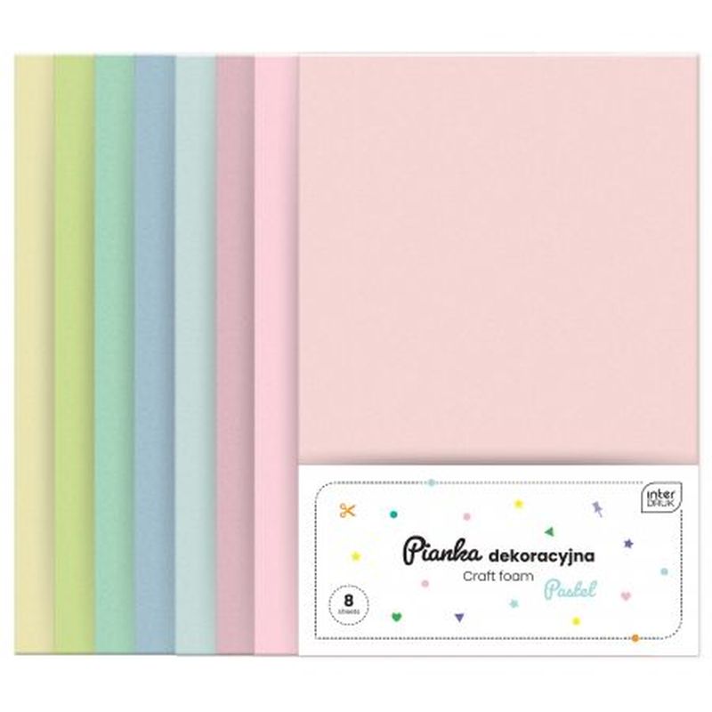 PIANKA DEK 8SZT PASTEL