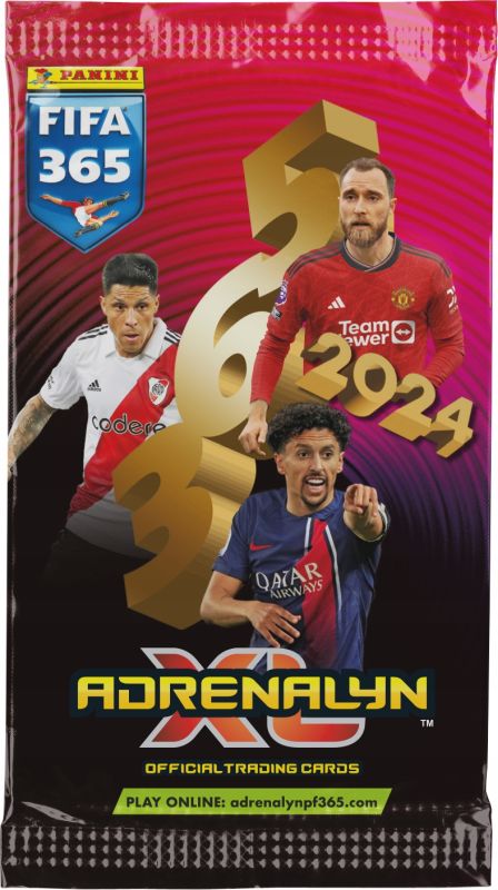 Karty piłkarskie 2024, FIFA 365 Adrenalyn XL, saszetka z 6 kartami, Panini