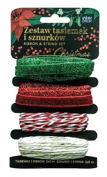Zestaw tasiemek i sznurków CHRISTMAS