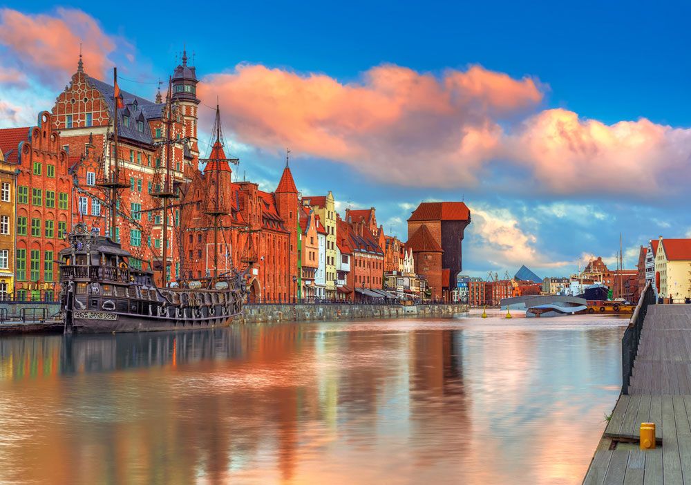 Castorland Puzzle 500 el. Colors of Gdańsk