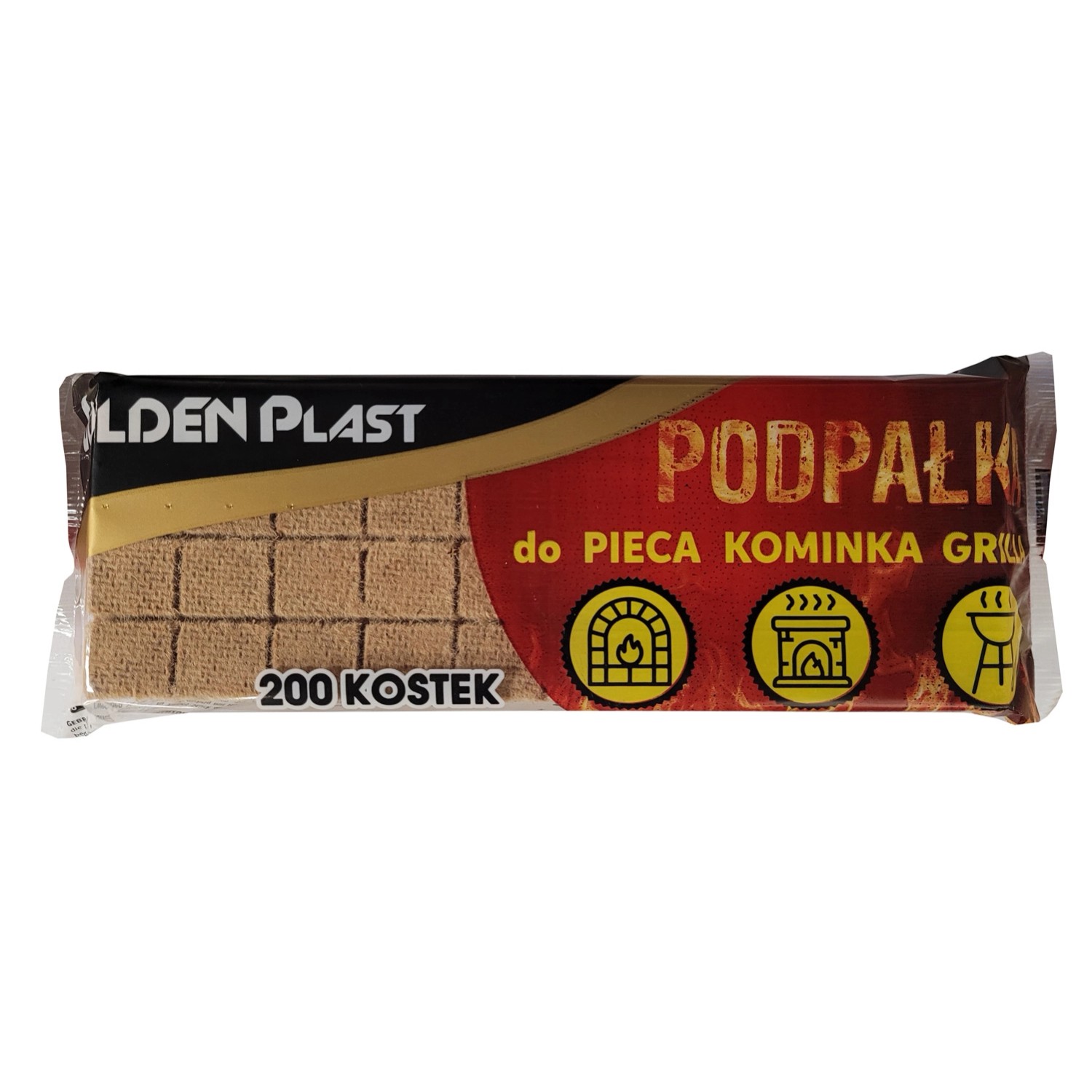 Goldenplast Podpałka parafinowa Goldenplast 200 szt.