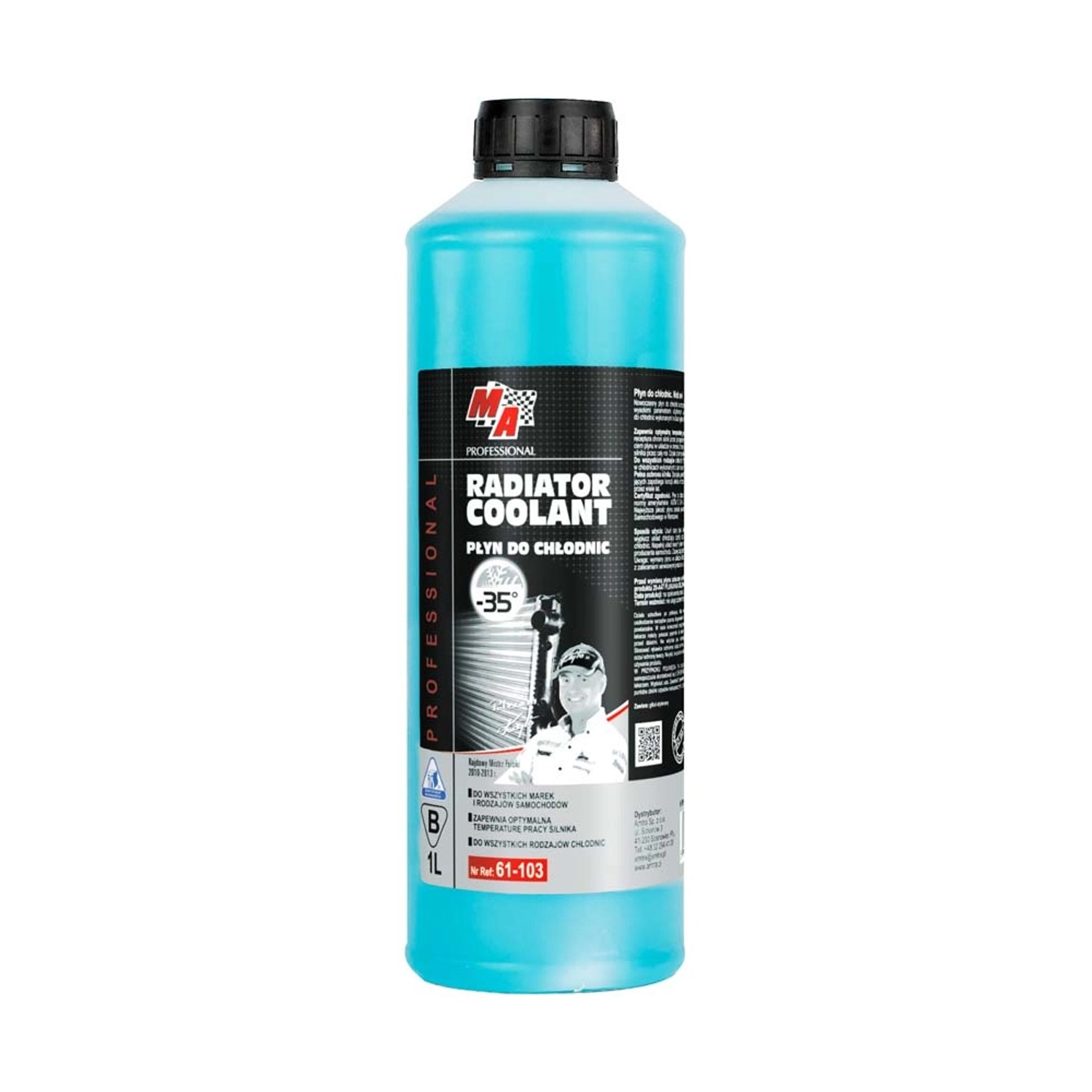Moje Auto Professional płyn do chłodnic samochodowych niebieski 1 L