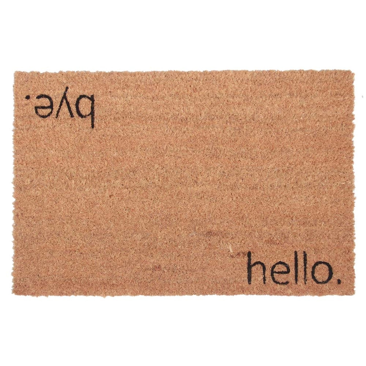 Wycieraczka kokosowa HELLO/BYE 40 cm x 60 cm