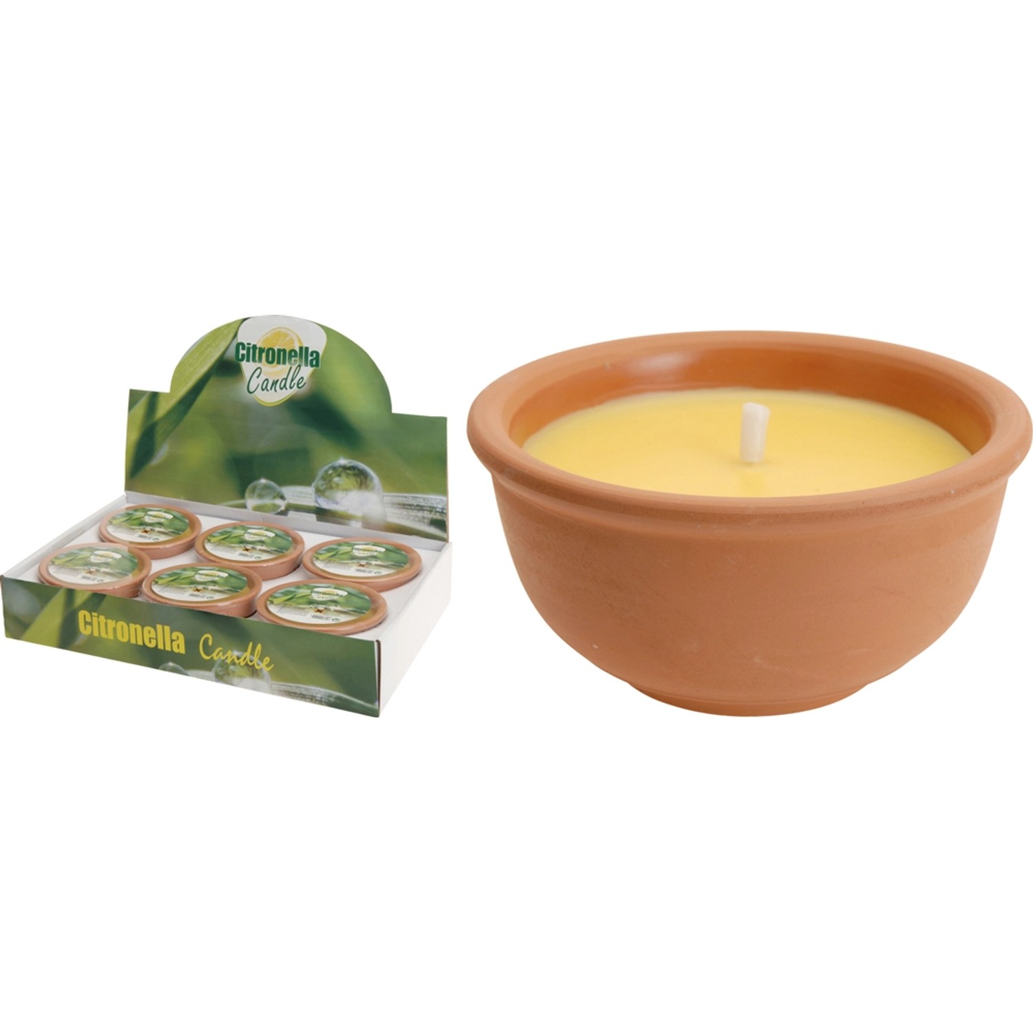 Świeca Citronella terracota - 123 g