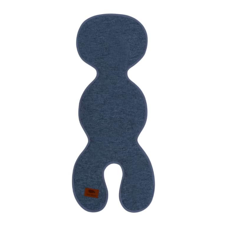 Wkładka antypotowa z wełny merino do fotelika 0-13 kg, 9-18 kg jeans SM