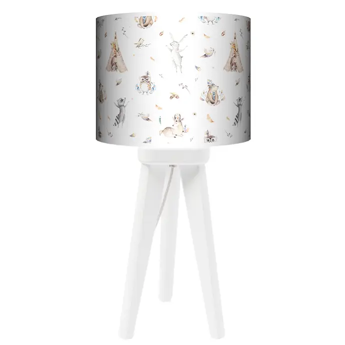 Lampa Trójnóg mała Woodland friends - kolor podstawy do wyboru FL - buk