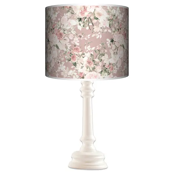 Lampa stojąca QUEEN dusty rose - kolor podstawy do wyboru FL - szary