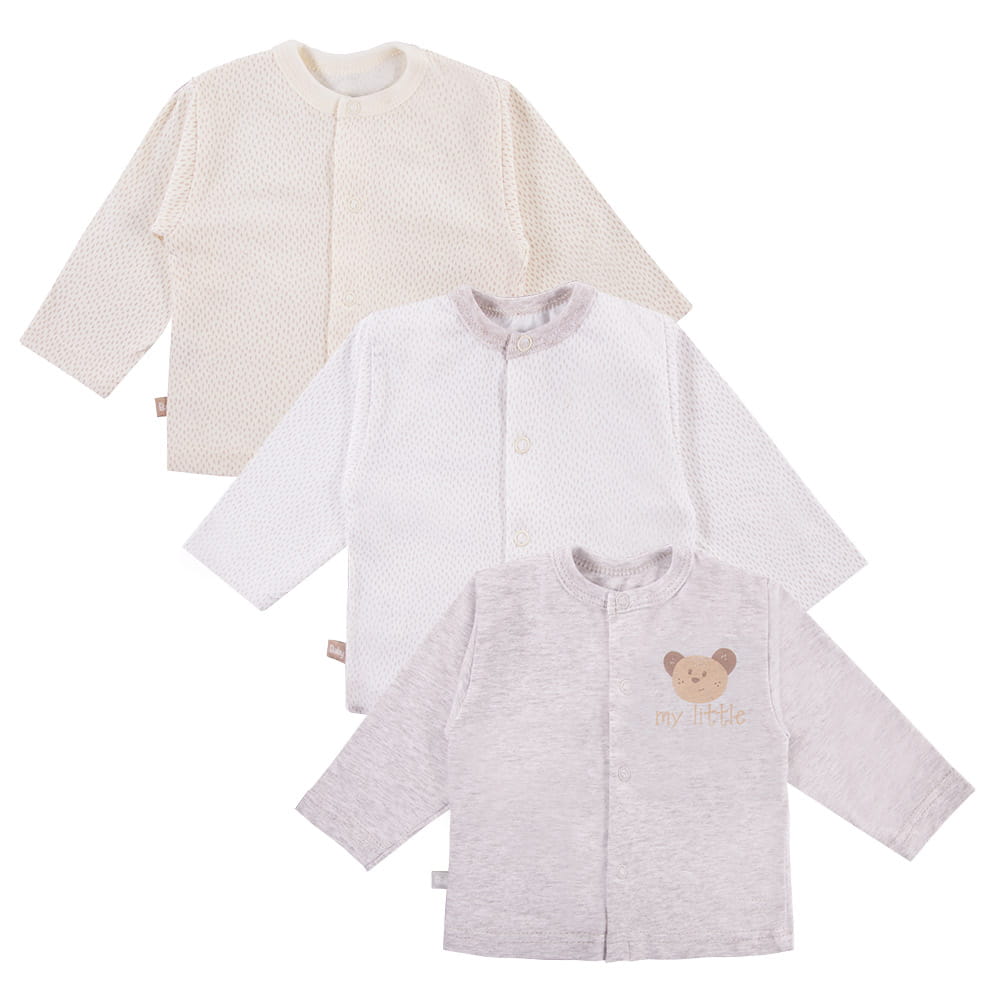 3-pak kaftan niemowlęcy TINY beżowy EV