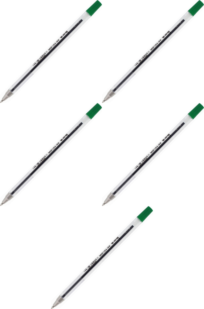5x Długopis biurowy MemoBe, 0.7mm, zielony