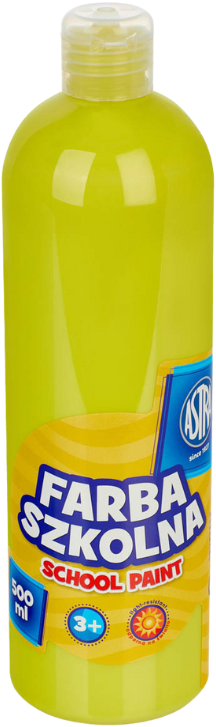 Farba plakatowa Astra, 500ml, cytrynowy