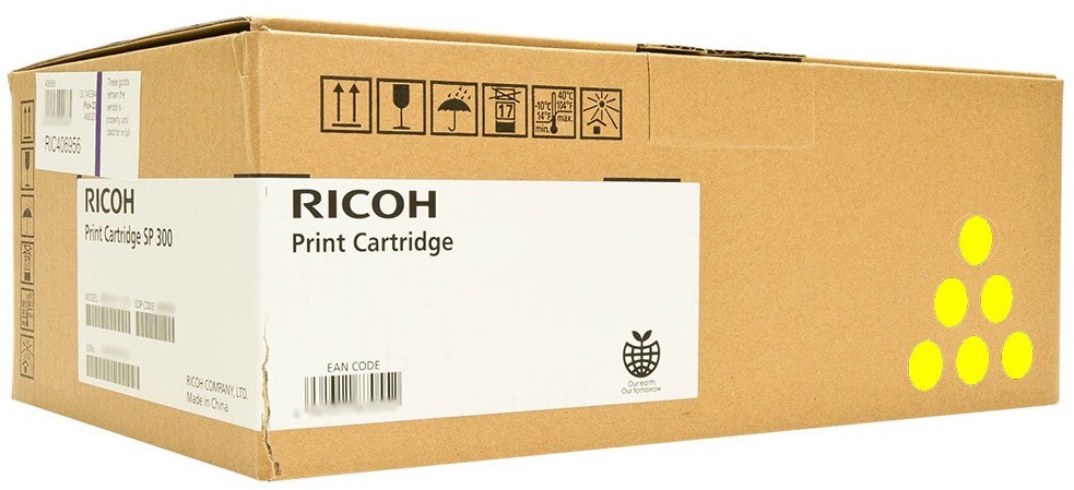 Toner Ricoh C252 (407719), 6000 stron, yellow (żółty)