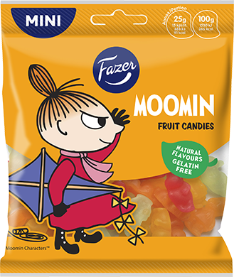 Żelki Fazer Moomin, owocowy, 80g