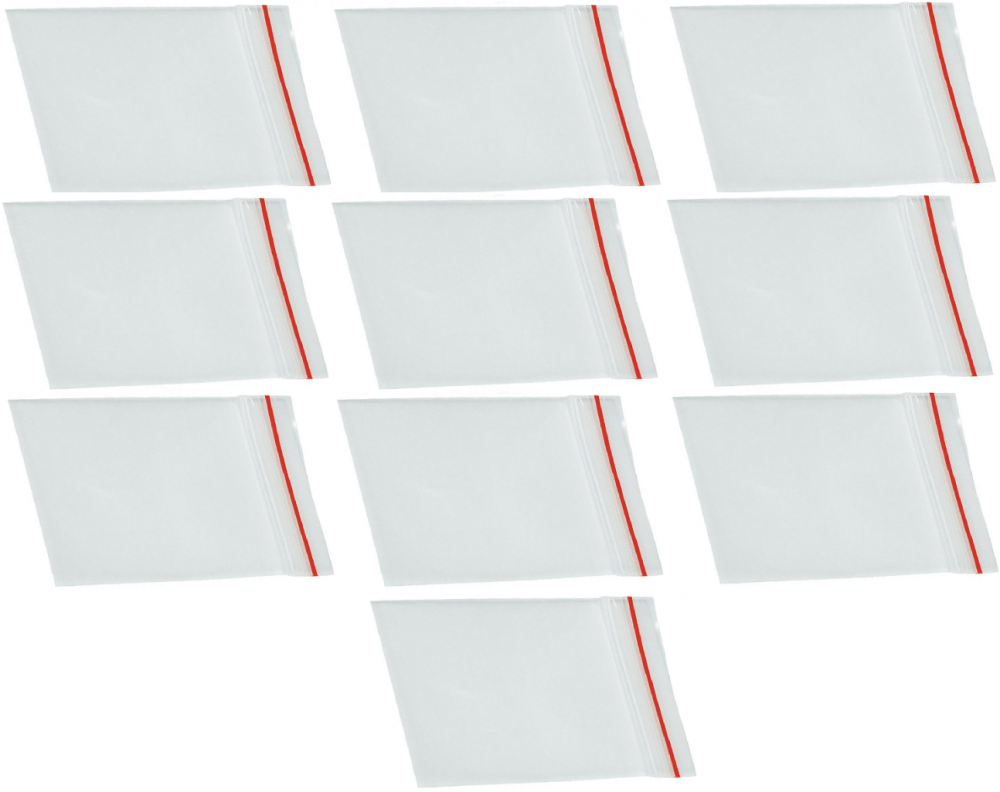 10x woreczki strunowe Emerson, 50x70mm, 100 sztuk, bezbarwny