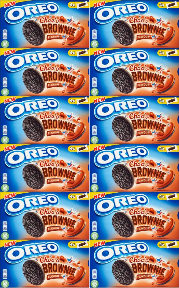 12x Ciastka Oreo Choc'o brownie , 176g