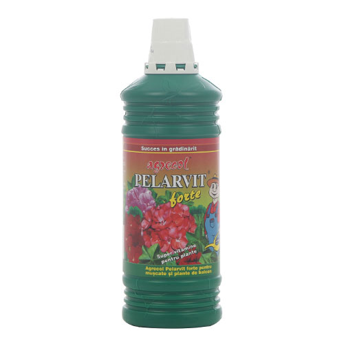 1 pac, Îngrăşământ Pelarvit pentru muşcate - : Mod de ambalare: 1000 ml