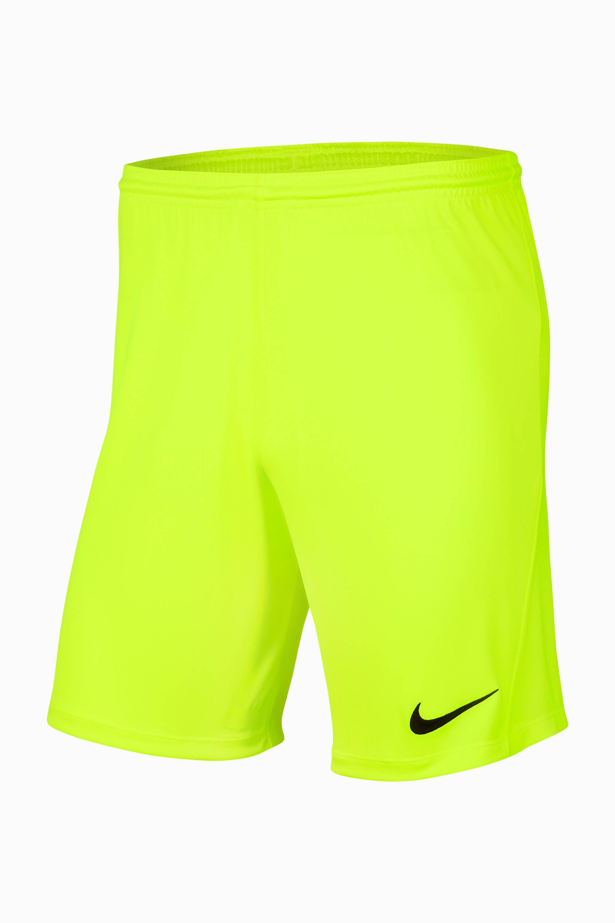 Spodenki Nike Dry Park III Junior - Limonkowy