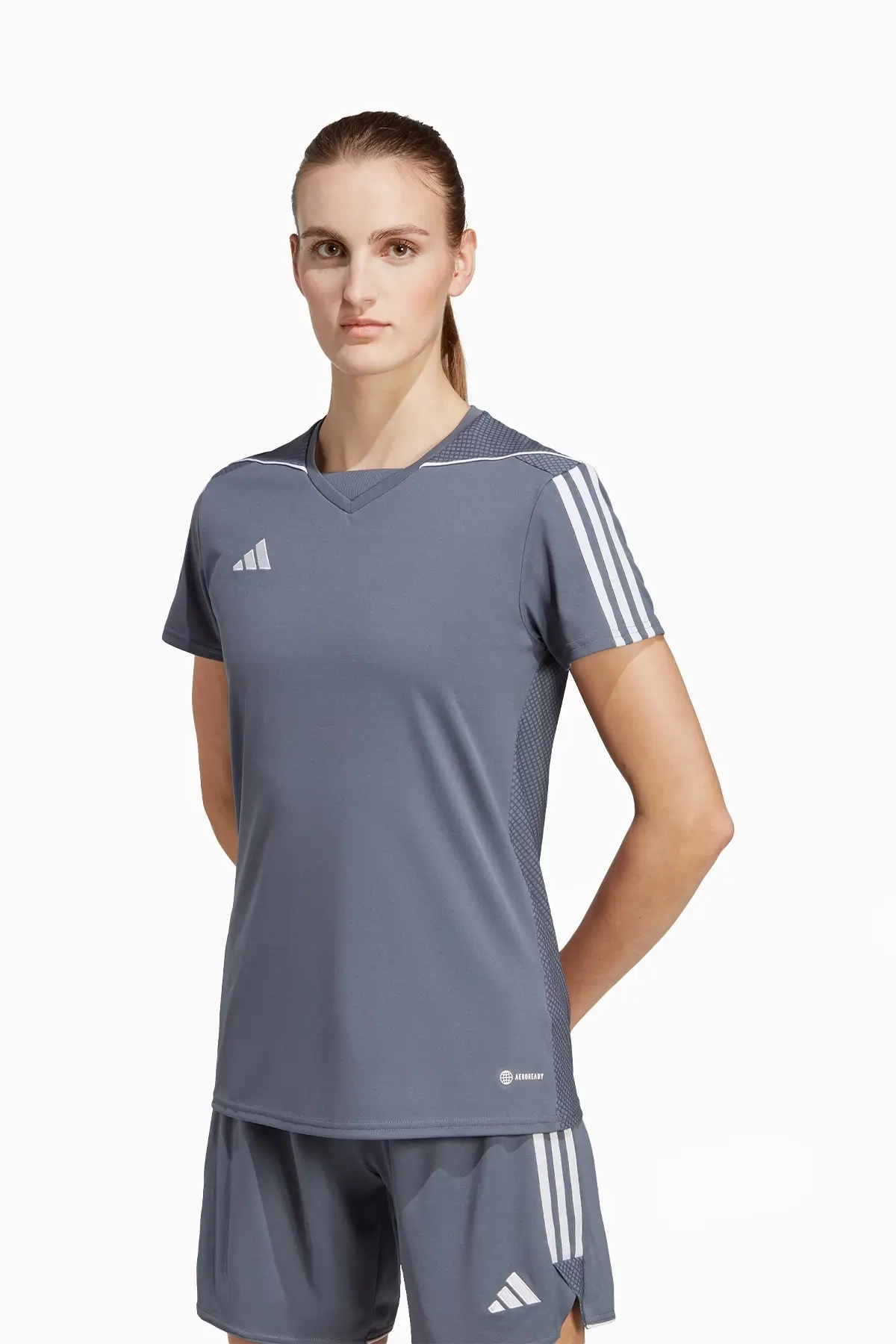Koszulka adidas Tiro 23 League Damska - Szary