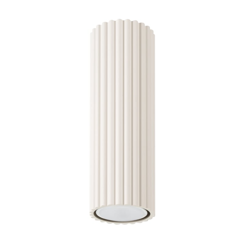 Plafon KARBON 20 beżowy, minimalistyczny - 6.5x6.5x20cm Sollux
