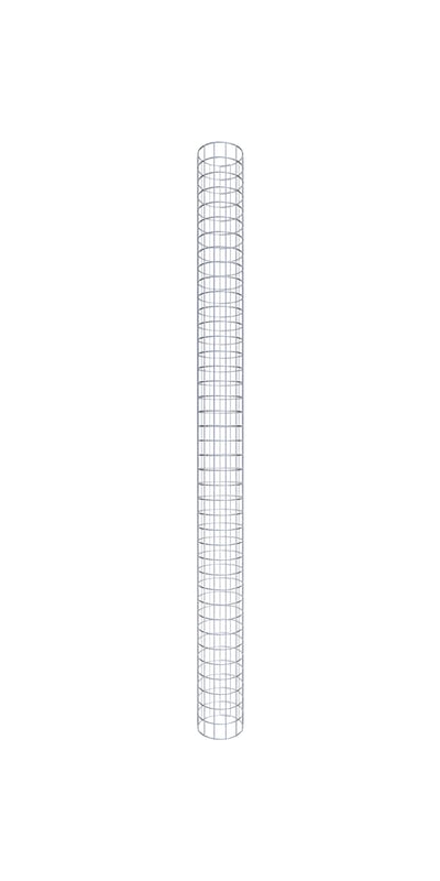 Kolumna gabionowa średnica 22 cm MW 5 x 5 cm okrągła - wysokość: 200 cm