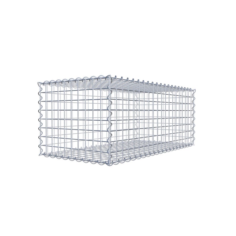 Gabion 100 cm x 40 cm x 50 cm (dł. x wys. x gł.), rozmiar oczek 5 cm x 5 cm, spirala