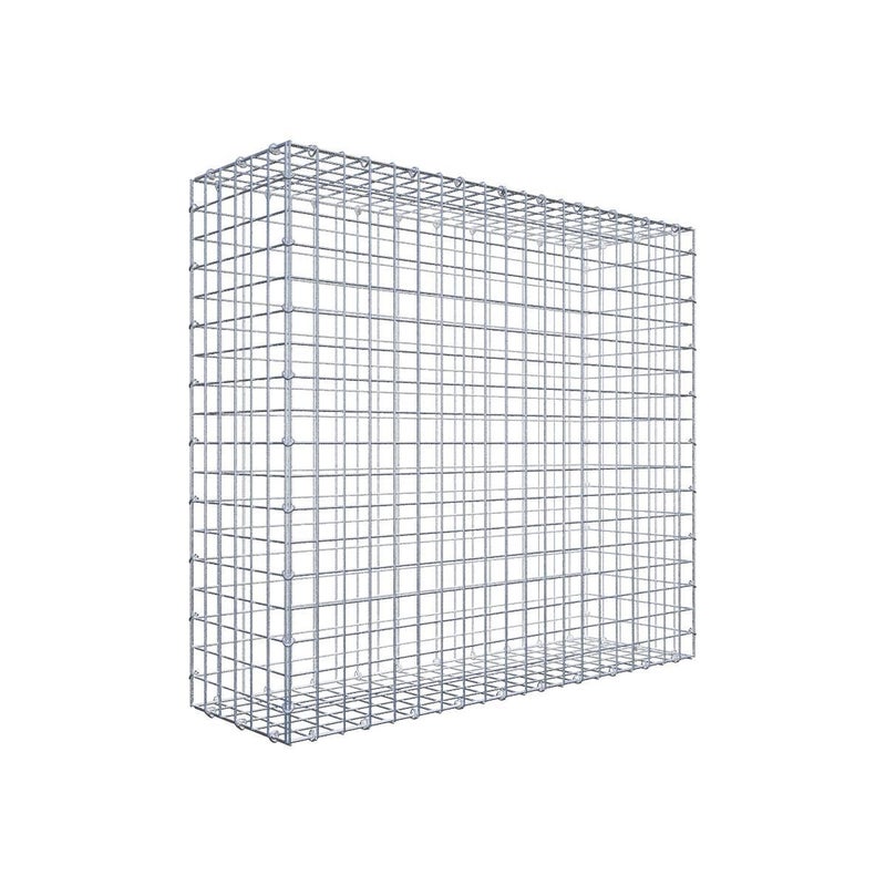 Gabion 100 cm x 90 cm x 30 cm (dł. x wys. x gł.), rozmiar oczka 5 cm x 5 cm, pierścień C