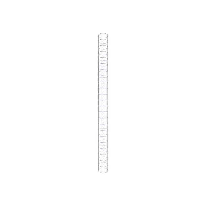 Kolumna gabionowa o średnicy 22 cm, okrągła MW 5 x 10 cm - Wysokość: 2,30 m