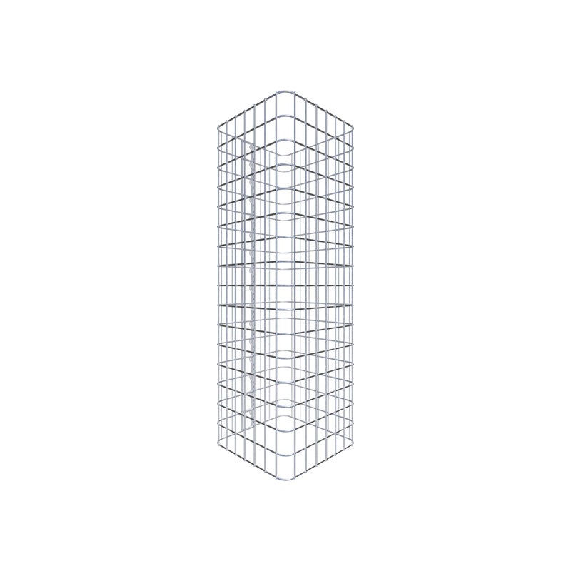 Kolumna gabionowa 37 x 37 cm MW 5 x 5 cm kwadratowa - Wysokość: 0,80 m