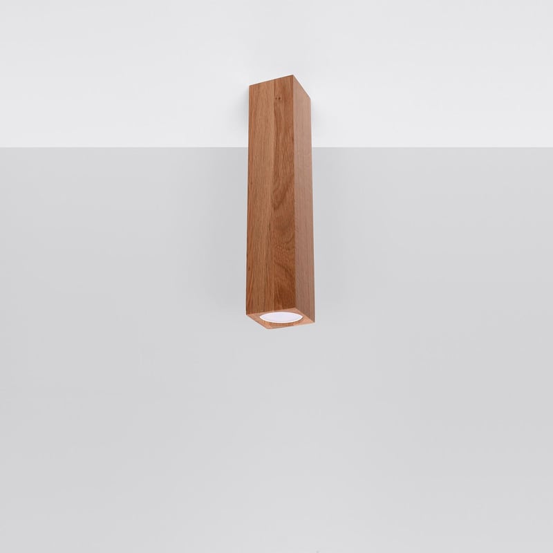 Plafon KEKE 30 dąb, skandynawski - 6x6x30cm Sollux