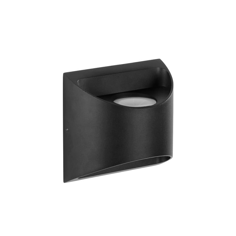 Lampa ścienna zewnętrzna LED JAVEA - 4000K - IP54 - Czarna - INSPIRE