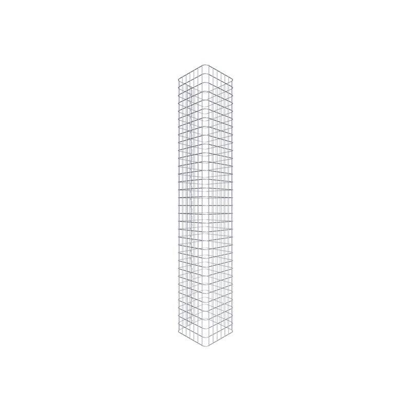 Kolumna gabionowa 42 x 42 cm MW 5 x 5 cm kwadratowa - Wysokość: 1,60 m