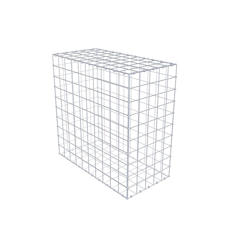 Gabion 100 cm x 100 cm x 50 cm (dł. x wys. x gł.), rozmiar oczka 10 x 10 cm, pierścień spiralny