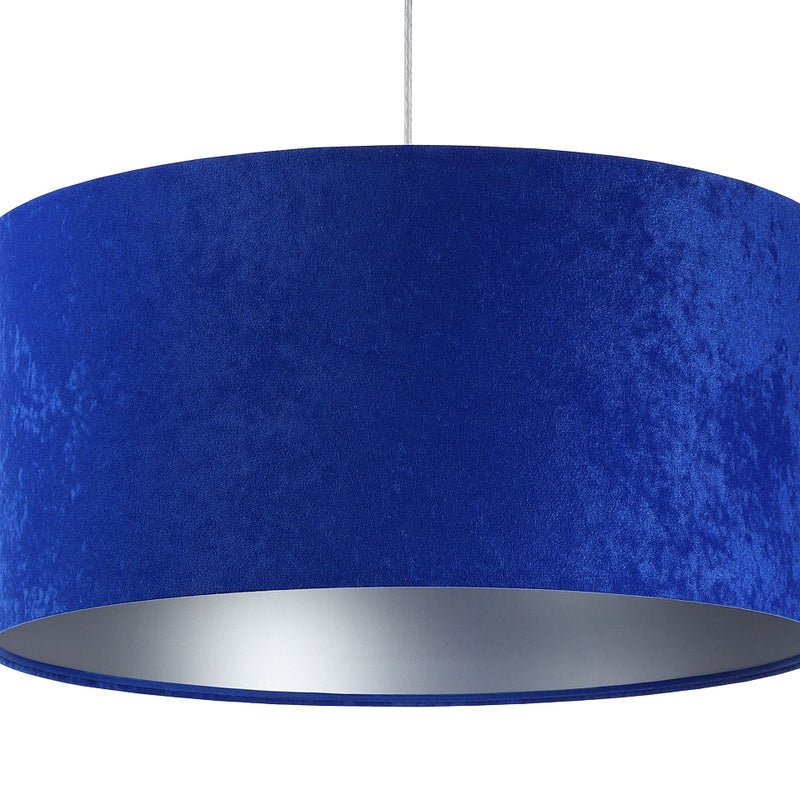 Lampa wisząca HOME 40 niebieska/srebrna