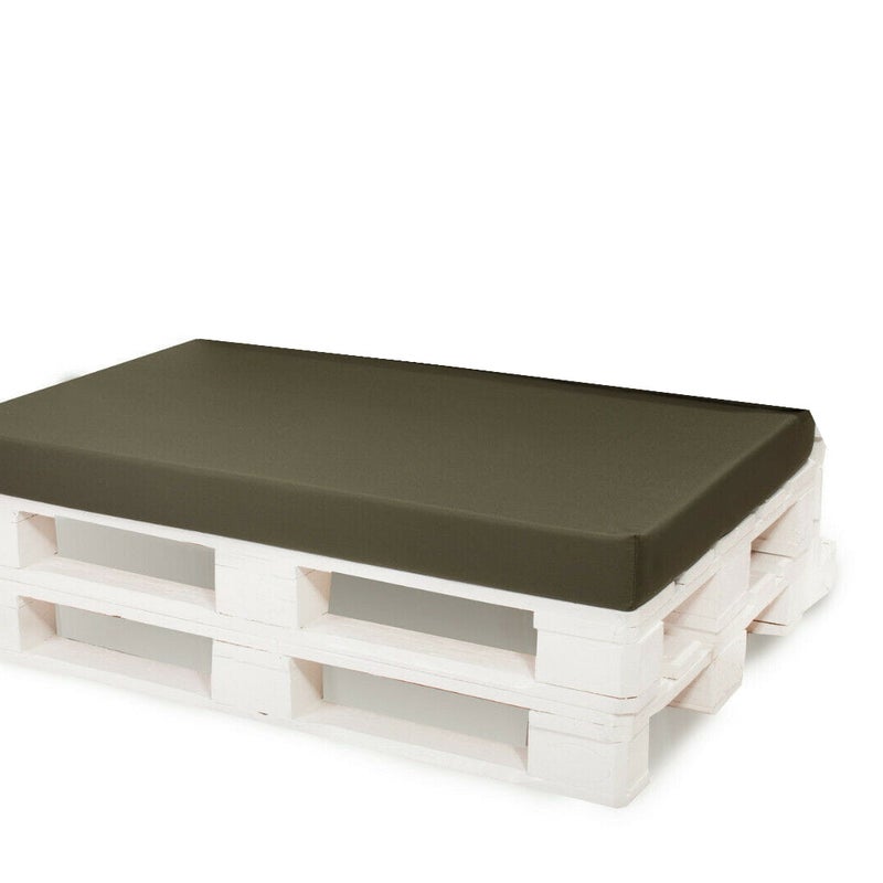 Pokrowiec na meble ogrodowe 120x40x10cm, poszewka na poduszkę ogrodową z zamkiem błyskawicznym, zielona poszewka na meble ogrodowe z palet