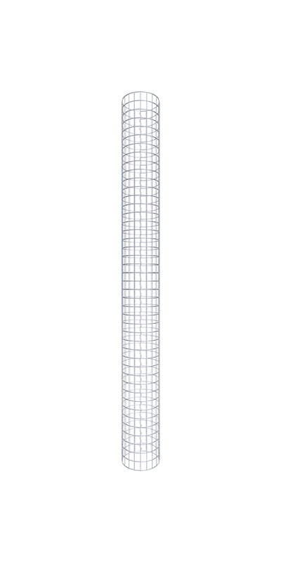 Kolumna gabionowa średnica 32 cm MW 5 x 5 cm okrągła - wysokość: 220 cm