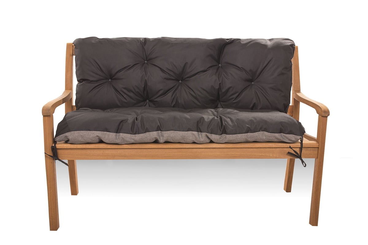 Zestaw poduszek na meble z palet 120x60 Siedzisko-Oparcie 120x40cm poduszki na palety Czarne poduszki na palety ogrodowe poduszki na meble