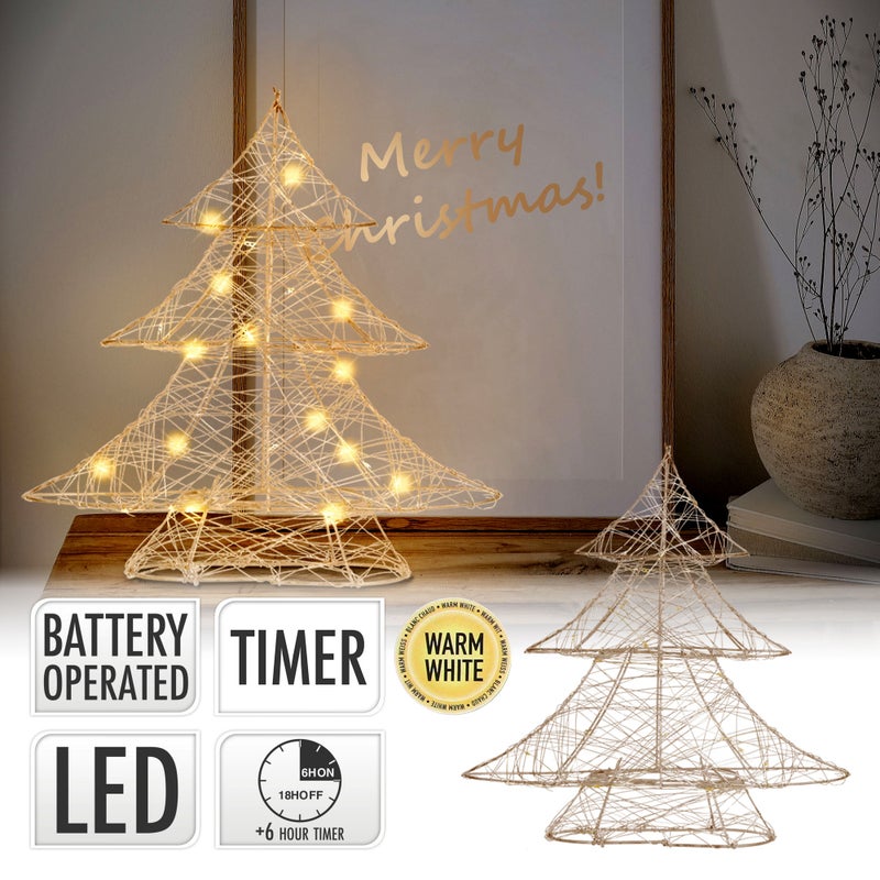 Lampki choinkowe LED na choinke Jodla Ozdoba swiateczna Ozdoba choinkowa 30 cm