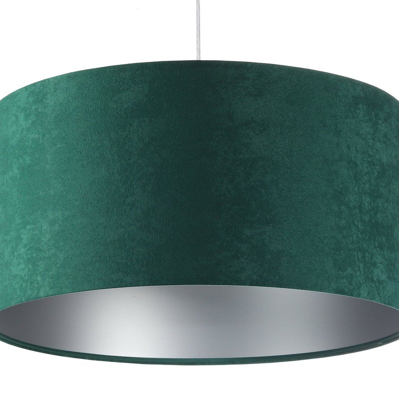 Lampa wisząca HOME 30 zielona/srebrna