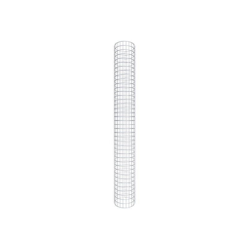 Kolumna gabionowa okrągła, średnica 37 cm, wysokość 200 cm, rozmiar oczek 5 cm x 5 cm