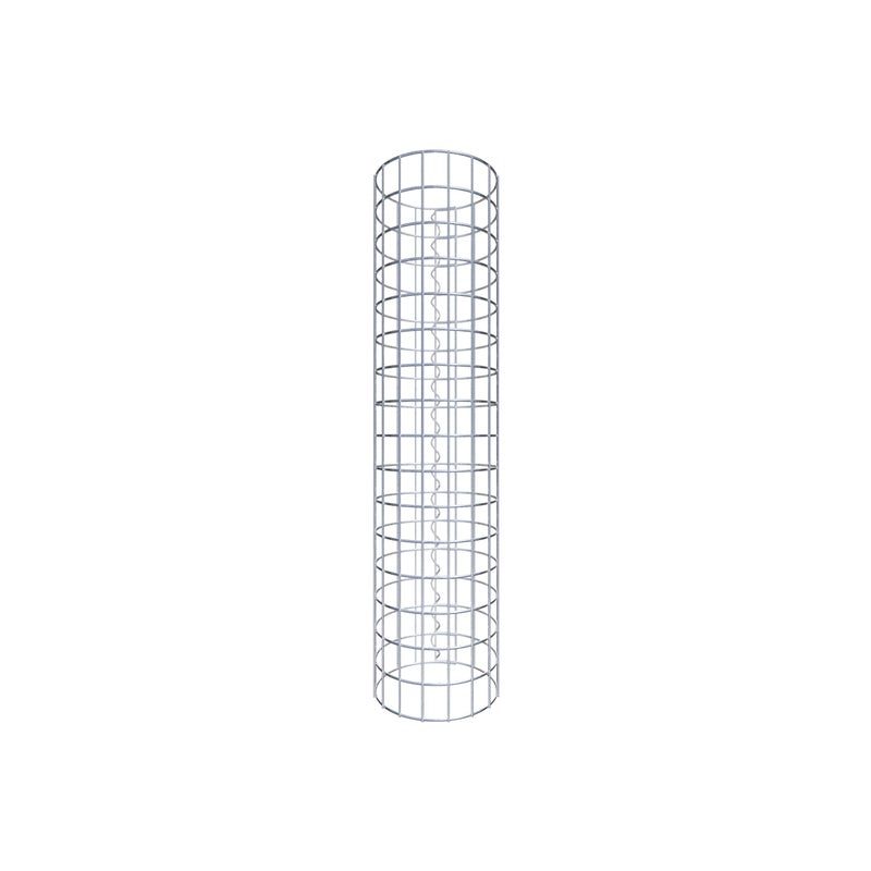 Kolumna gabionowa średnica 27 cm MW 5 x 5 cm okrągła - wysokość: 80 cm