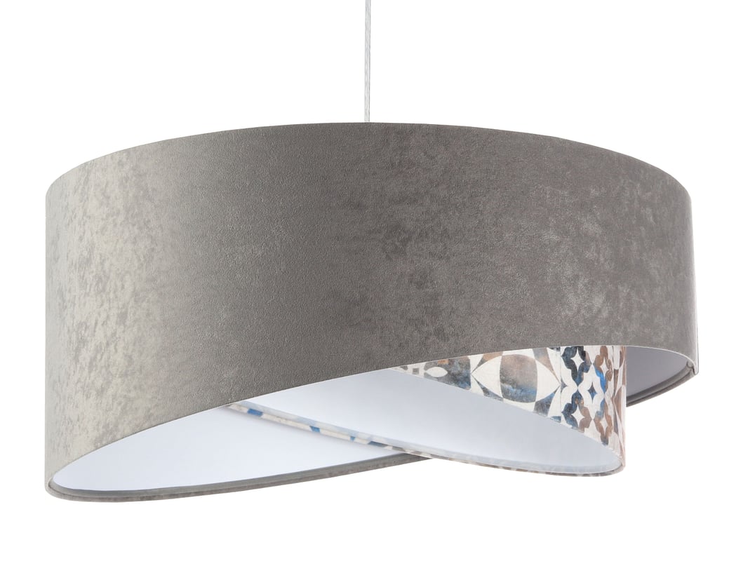 Lampa wisząca ASHES szara/biała